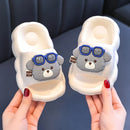 KTM-744787 Lovely Kids' 3D Cartoon EVA Beach Sandals Anti-Slip Soft Sole Summer Slippers Cute and Comfortable Indoor-Outdoor Slides