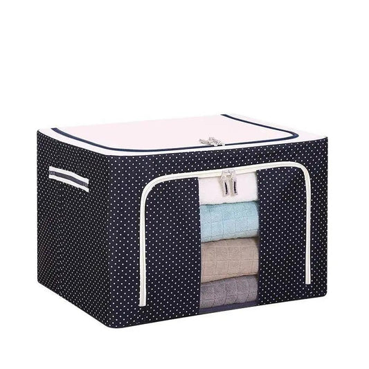 KTM-750483 Waterproof Oxford Steel Storage Box for Seasonal Clothing and Toy Storage