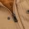 KTM-757267 Mens Winter Iacket Coat Quilted Jacket With Turtleneck Slim Fit and Warm Insulation Plush Standing Collar Men's Coats