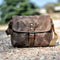 KTM-760595 Waterproof Oil Wax Canvas DSLR Camera Bag for Men - Multi-functional Retro Shoulder Bag