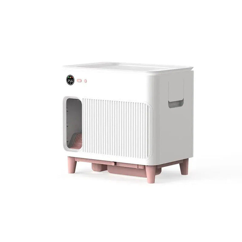 KTM-765587 Automatic Self-Cleaning Cat Toilet with Smart Remote App Control