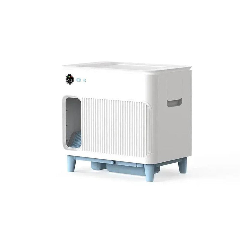 KTM-765587 Automatic Self-Cleaning Cat Toilet with Smart Remote App Control