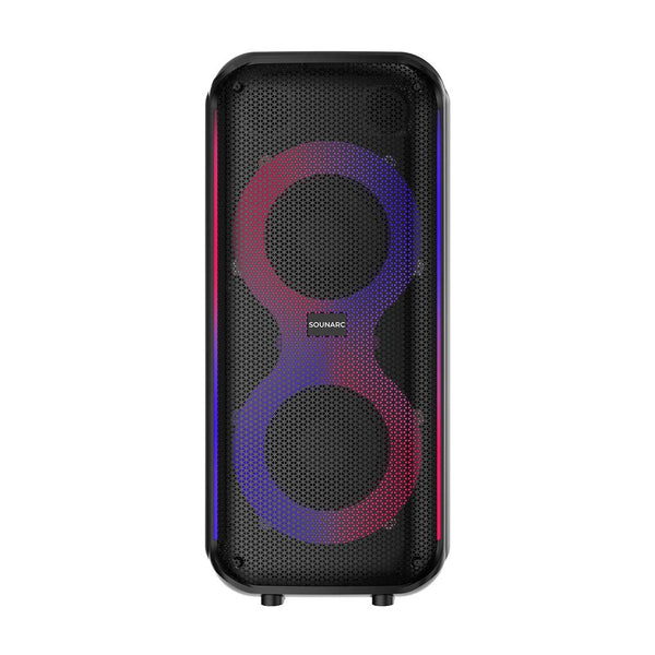 KTM-787155 Portable 60W Karaoke Speaker with LED Light, Super Bass, TWS, and 13000mAh Battery for Party Use