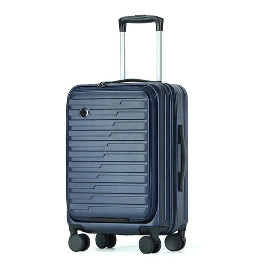 KTM-787219 Lightweight ABS PC Aluminium Trolley Case Travel Spinner Suitcase with Wheels