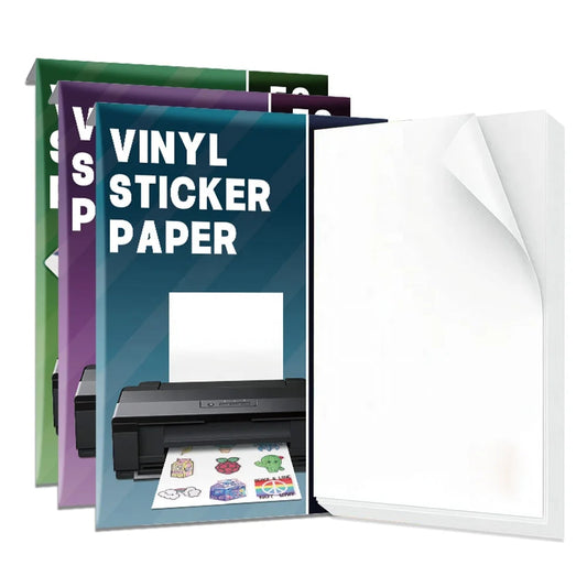 KTM-802195 Custom Printable Matte A4 and Glossy A3 Waterproof Inkjet Vinyl Sticker Paper