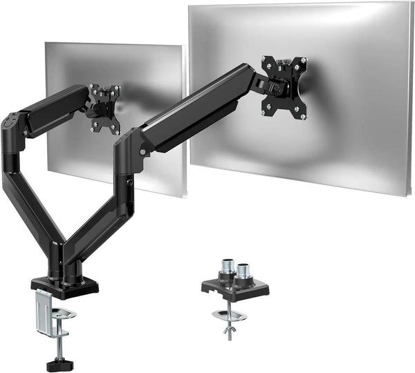 KTM-804883 Adjustable Gas Spring Monitor Arm for 10-22kg Displays, VESA Mount Compatible for Screens Up to 32 Inches