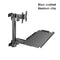 KTM-810579 Aluminium Portable Monitor and Laptop Stand with 90-Degree Tilt for 27-Inch Screens