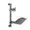 KTM-810579 Aluminium Portable Monitor and Laptop Stand with 90-Degree Tilt for 27-Inch Screens