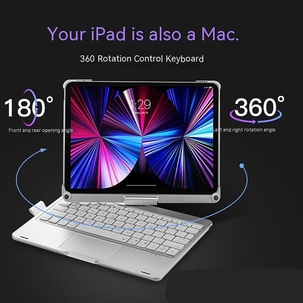 KTM-813139otatable iPad Keyboard Case with Power Bank