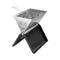 KTM-832851 Stainless Steel Portable Indoor Barbecue Grill for 2-3 Persons with Tube Burners