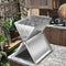KTM-832851 Stainless Steel Portable Indoor Barbecue Grill for 2-3 Persons with Tube Burners