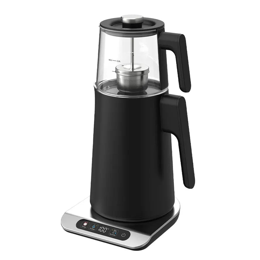 KTM-861779 Digital Glass Electric Tea Thermos Flask 2.7L with Temperature Control and Boil-Dry Protection