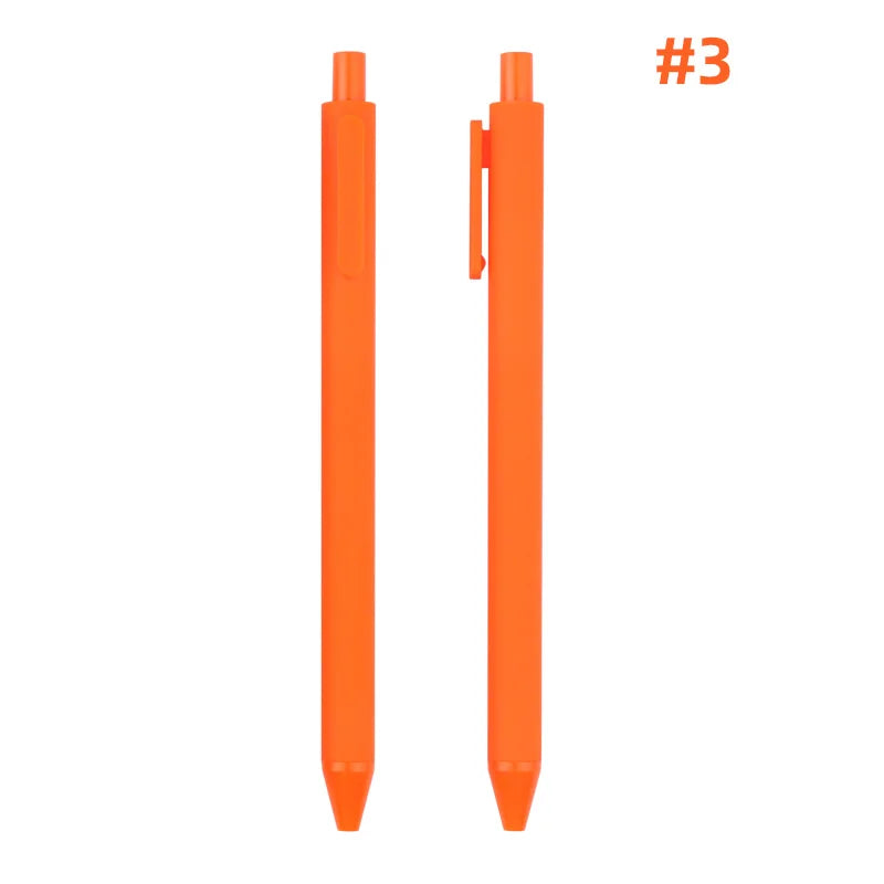 KTM-864979 Custom Logo Printed Retractable Ballpoint Pen with Soft Rubber Grip in Multiple Colours