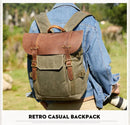 KTM-887507 Canvas Camera Bag and Laptop Backpack for DSLR and CSC Cameras