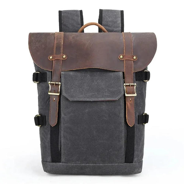 KTM-887507 Canvas Camera Bag and Laptop Backpack for DSLR and CSC Cameras