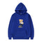 KTM-893459 Customized Men's Bear Sweatshirt Autumn and Winter Hooded Fashion Pullover Sweatshirt Sports Casual Printed Peplum Jacket