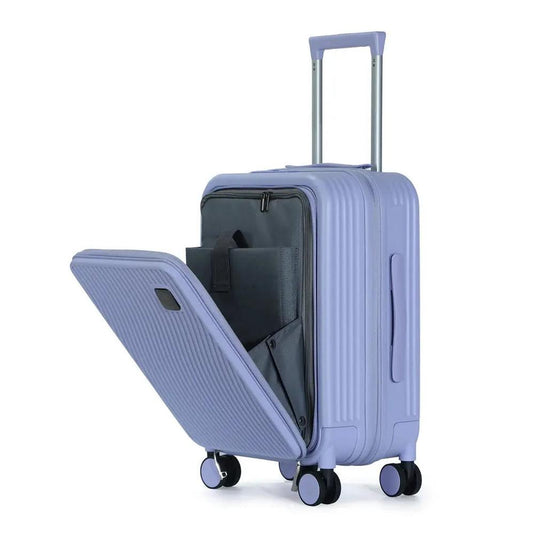 KTM-894291 Lightweight Laptop Compartment Spinner Wheels Carry-On Trolley Unbreakable Suitcase Luggage