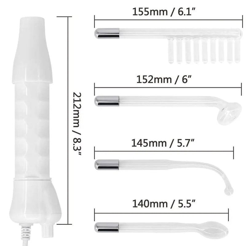 KTM-908371 Handheld High Frequency Electric Facial Wand for Skin Treatment and Beauty Care