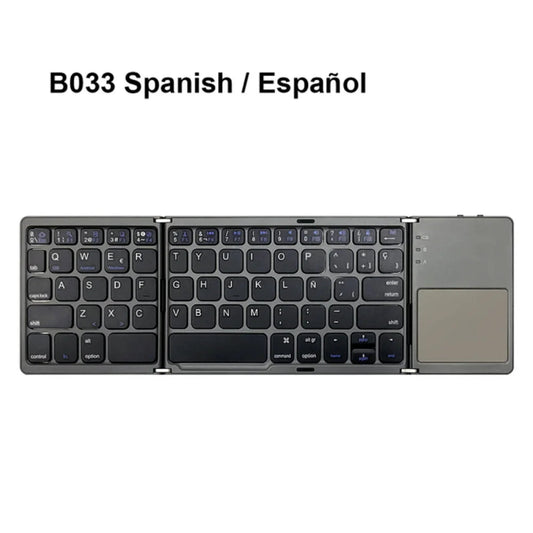 KTM-915283 Portable Mini Foldable Wireless Keyboard with Touchpad for Windows, Android, iOS Devices