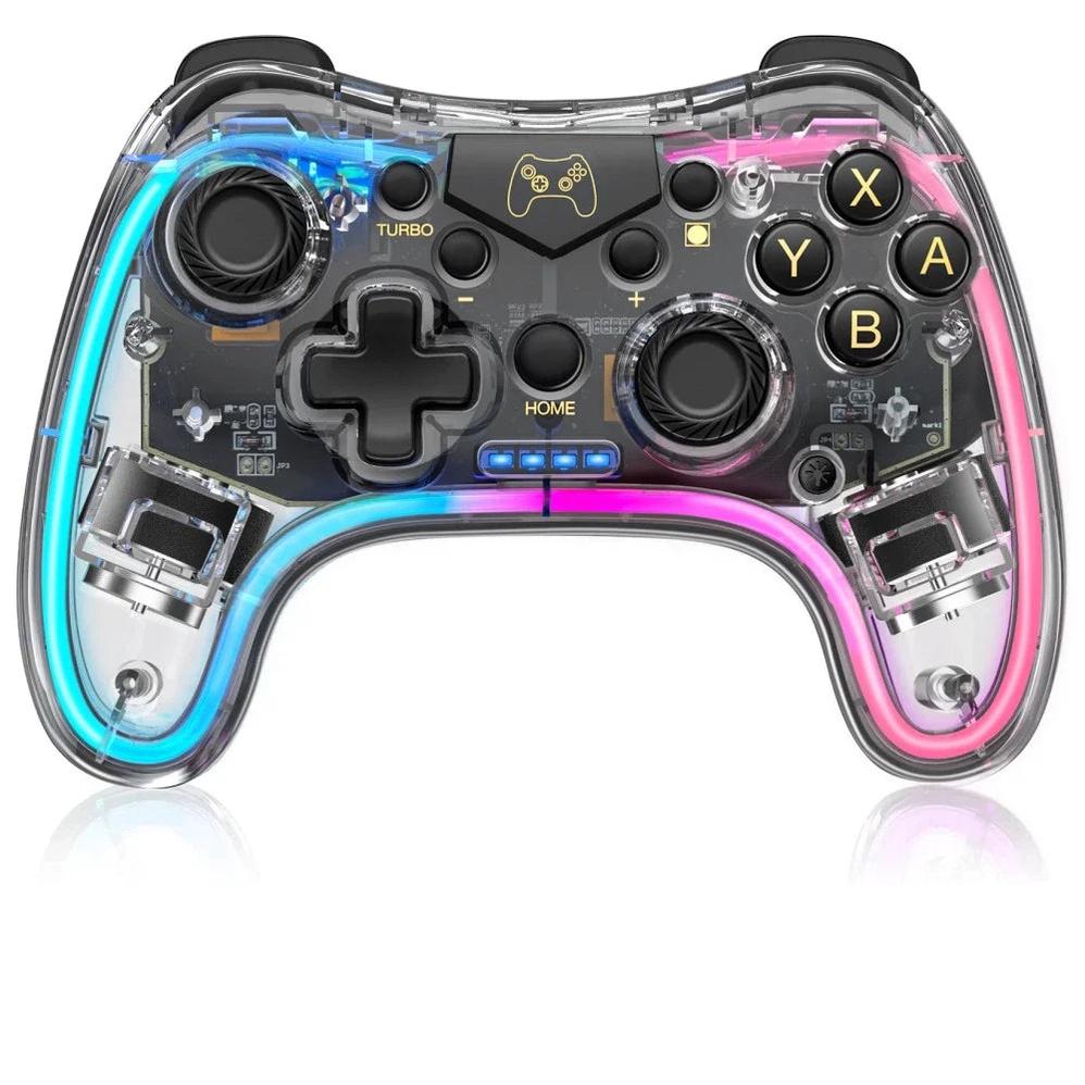 KTM-919315 RGB Wireless Pro Controller for Nintendo Switch, Switch Lite, OLED, Android, iOS, Windows PC
