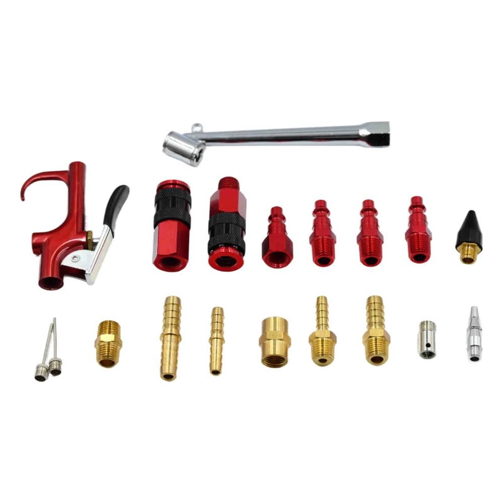 KTM-922515 19-Piece Air Tool and Accessories Kit with Impact Wrench and Storage Case