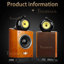 KTM-944723 Hi-Fi 8-Inch Three-Way Bookshelf Speaker with Nautilus Audio Design