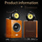 KTM-944723 Hi-Fi 8-Inch Three-Way Bookshelf Speaker with Nautilus Audio Design