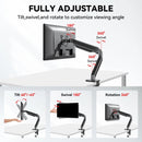 KTM-952723 Adjustable Single Arm VESA Monitor Desk Mount Stand for Computer Tables