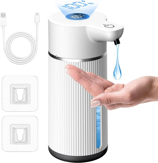 KTM-955219 Touchless Automatic Soap Dispenser with Smart LED Display for Home and Wall Mount