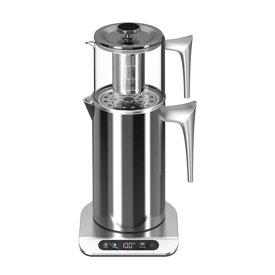 KTM-969171 Adjustable Temperature Electric Kettle for Japanese Hot Water and Turkish Coffee with Cordless Design and Keep Warm Feature