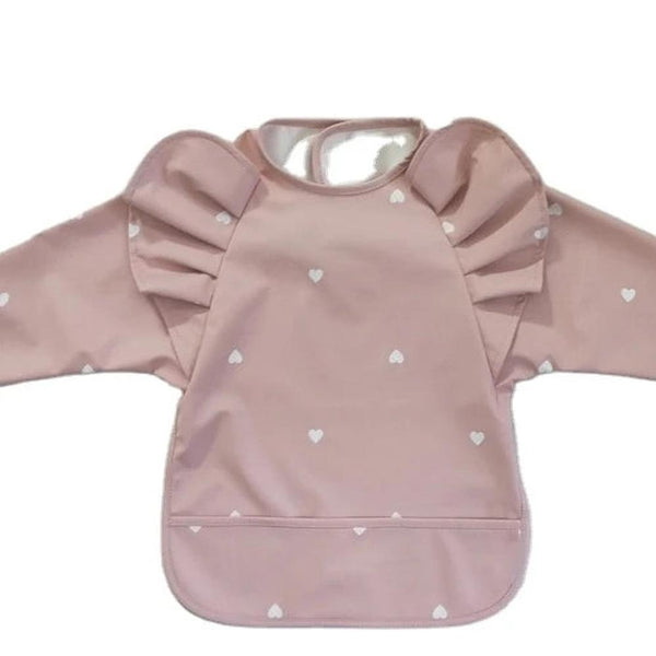 KTM-976723 Hot Selling Waterproof Baby Bibs Children's Smocked Clothing With Pocket Play Lace Baby Bibs