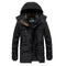 KTM-980179 New Men's Style Winter Medium Length Hooded Jacket Large Size Thickening Outdoor Winter Coat Men's Coats
