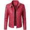 KTM-983123 Hot Selling Sporty Women's PU Leather Jacket with Long Sleeves Customizable Motorcycle Suit for Outfit Clothing